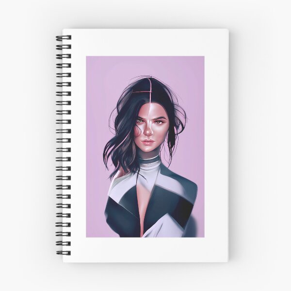 Item preview, Kendall Jenner drawing AI generated art  designed and sold by GabriellaDuncan.