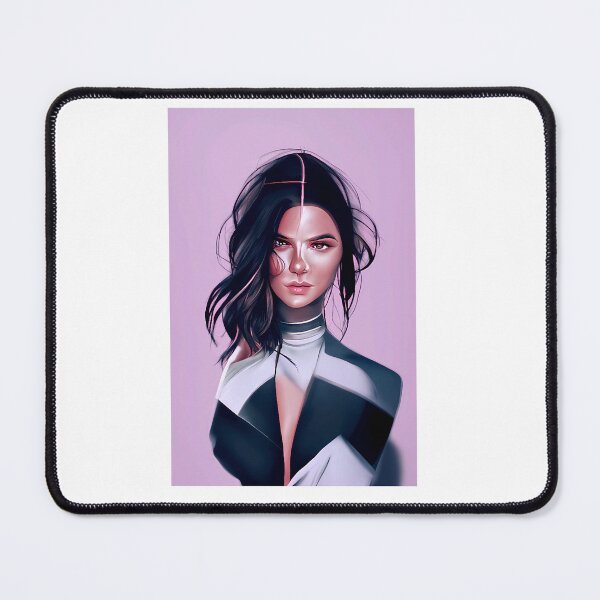 Item preview, Kendall Jenner drawing AI generated art  designed and sold by GabriellaDuncan.