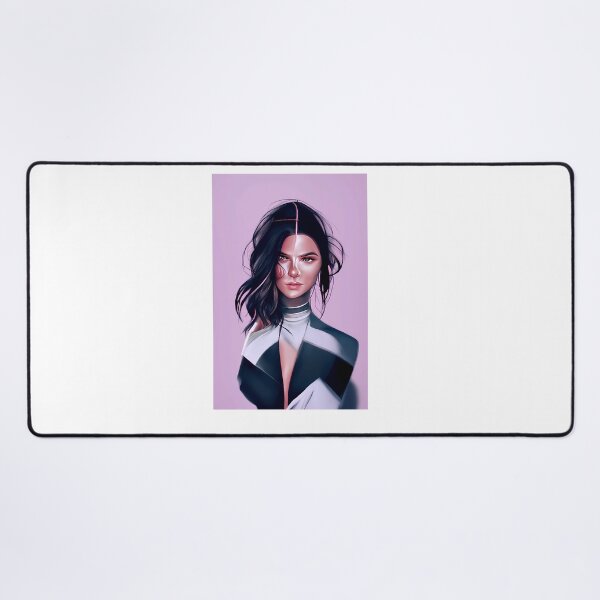 Item preview, Kendall Jenner drawing AI generated art designed and sold by GabriellaDuncan.
