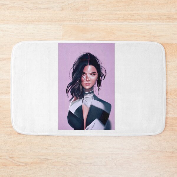 Item preview, Kendall Jenner drawing AI generated art  designed and sold by GabriellaDuncan.