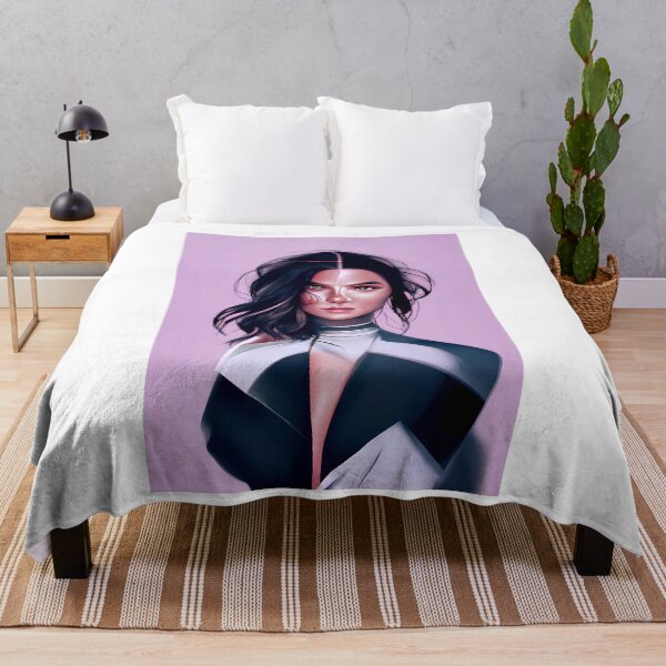 Item preview, Kendall Jenner drawing AI generated art  designed and sold by GabriellaDuncan.