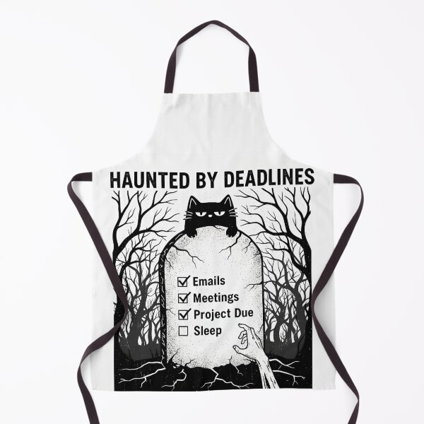 Item preview, Haunted By Deadlines - Funny Office Horror designed and sold by FearInFilm.