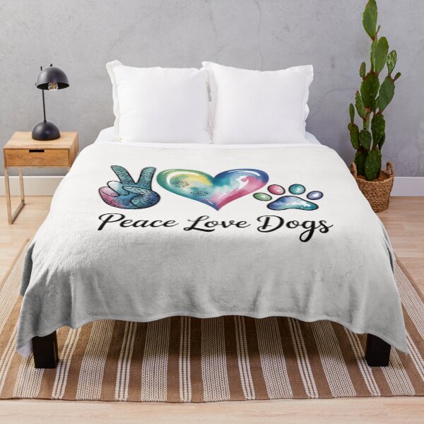 Item preview, Dog Lover Peace Love Dogs Puppy Paw designed and sold by MelSurf.