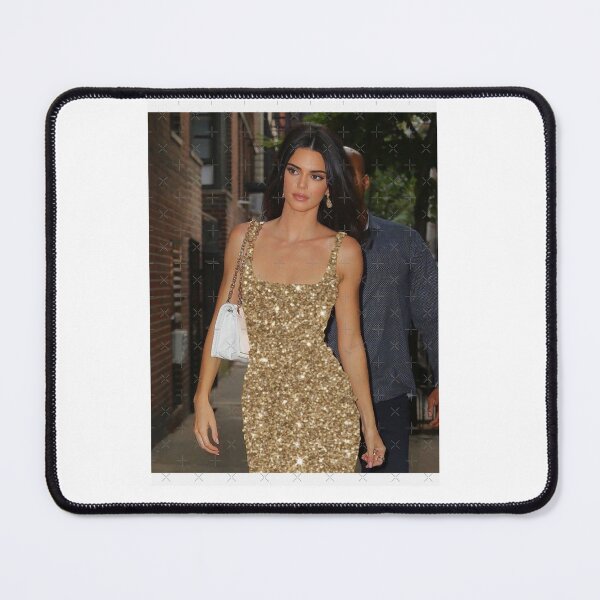 Item preview, Kendall Jenner gold glitter dress designed and sold by GabriellaDuncan.