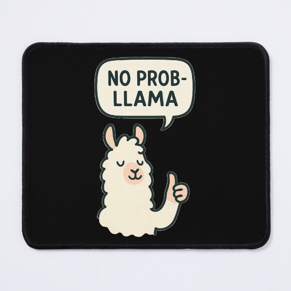 Item preview, No Prob-Llama Funny Llama Pun Thumbs Up designed and sold by k3rstman1.