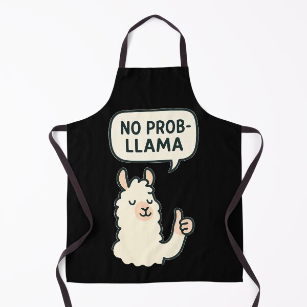 Item preview, No Prob-Llama Funny Llama Pun Thumbs Up designed and sold by k3rstman1.