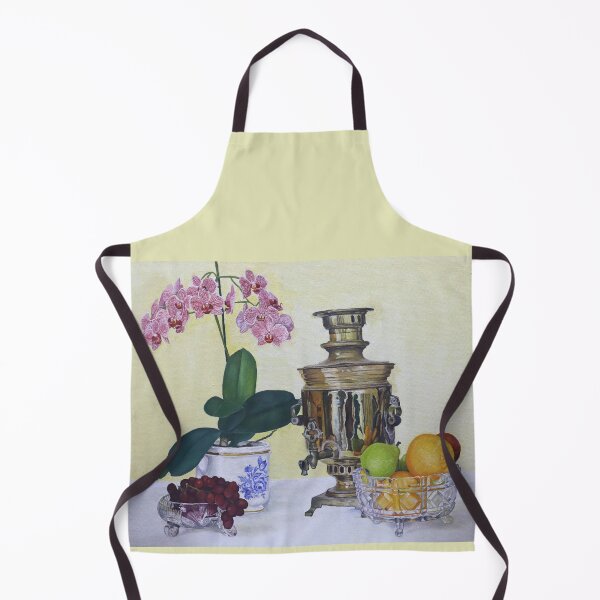 Item preview, Vintage Samovar with Orchids and Fruit designed and sold by Melvyn Kahan.