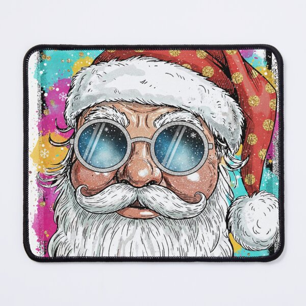 Item preview, Cool Santa Watercolor Art designed and sold by PixelExpressStudio.