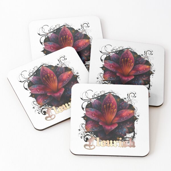 Item preview, Flourish Inspirational Floral Design designed and sold by KraftyDesignz.