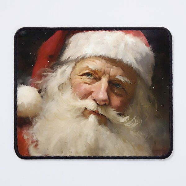 Item preview, Vintage Santa Portrait, Santa Oil Painting, Christmas Wall Art, Christmas Santa Wall Art, Seasonal Christmas Decor, Winter Wall Art designed and sold by SavageVision.