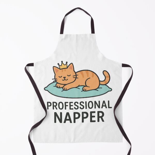 Item preview, Cute Professional Napper Cat Sleeping with Crown designed and sold by k3rstman1.