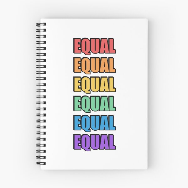 Item preview, Rainbow Equal - gay rights - marriage equality designed and sold by Inspirationmotivation.