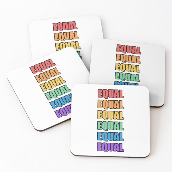 Item preview, Rainbow Equal - gay rights - marriage equality designed and sold by Inspirationmotivation.