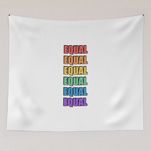 Item preview, Rainbow Equal - gay rights - marriage equality designed and sold by Inspirationmotivation.