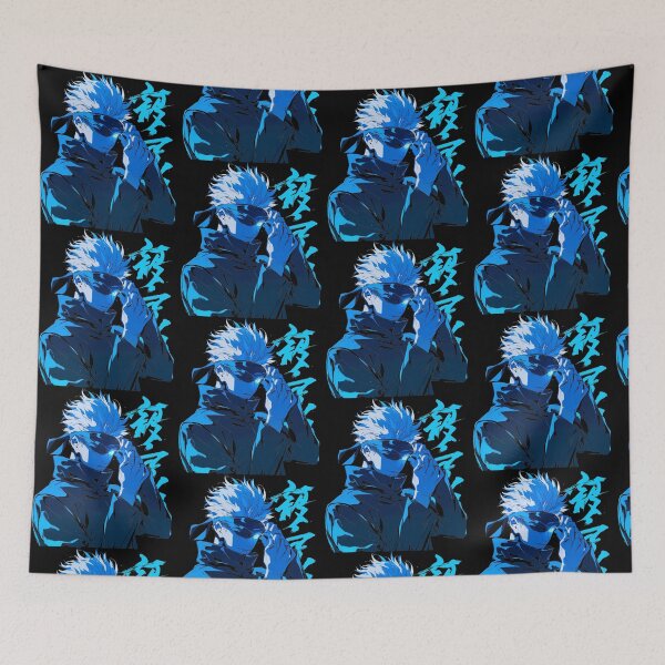 Item preview, Gojo Satoru Blue Aesthetic - Jujutsu Kaisen Anime Art designed and sold by MulteeverseStudio.