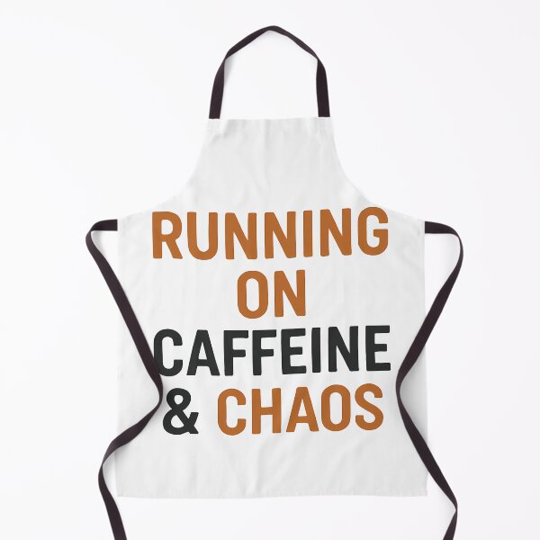 Item preview, Running On Caffeine Chaos Funny Life Slogan designed and sold by k3rstman1.