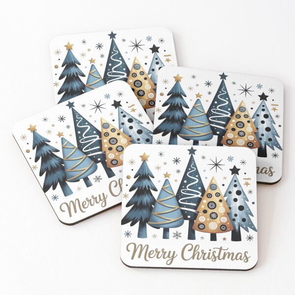 Item preview, Boho Christmas Trees  designed and sold by PixelExpressStudio.