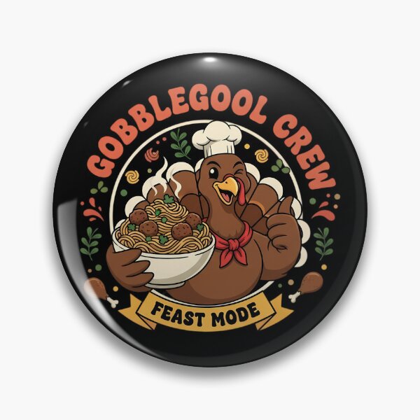 Item preview, Gobblegool Crew Feast Mode Funny Italian Turkey Design designed and sold by BeautifulEye.