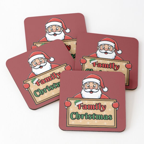 Item preview, Santa Claus with a sign ‘Family Christmas’ – Christmas with the family designed and sold by LMDIGITAL6.