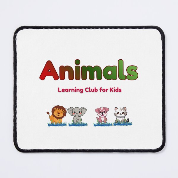 Item preview, Animals Learning Club for Kids designed and sold by AME Kids Designs.
