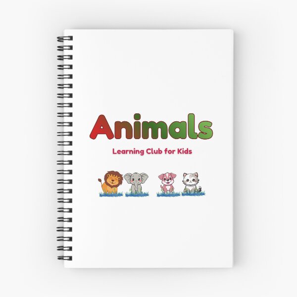 Item preview, Animals Learning Club for Kids designed and sold by AME Kids Designs.