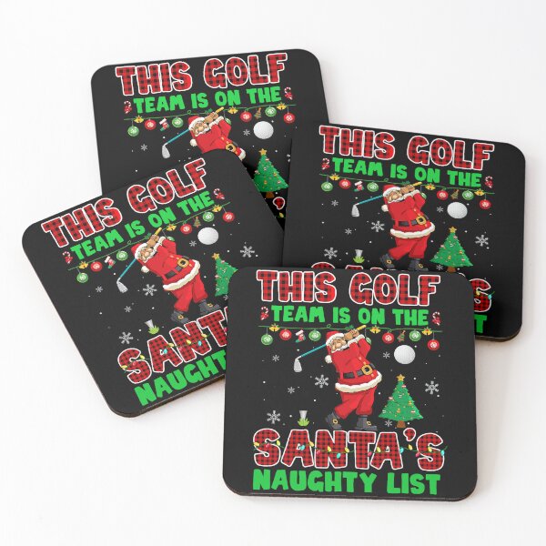 Item preview, This Golf Team is on Santa’s Naughty List: Funny Christmas Design designed and sold by ChaaiTee.
