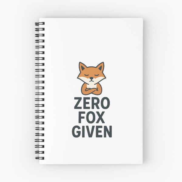 Item preview, Zero Fox Given Sarcastic Funny Fox designed and sold by k3rstman1.
