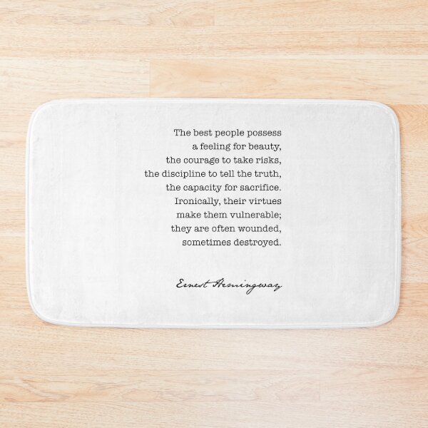 Item preview, The Best People Possess  Ernest Hemingway designed and sold by corbrand.