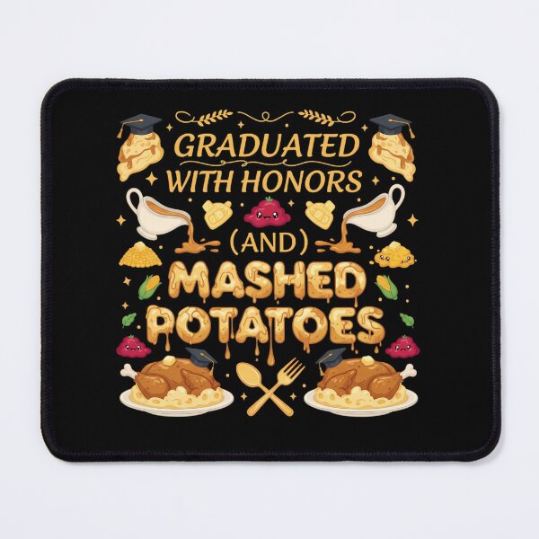 Item preview, Graduated With Honors And Mashed Potatoes Funny Thanksgiving Design designed and sold by BeautifulEye.