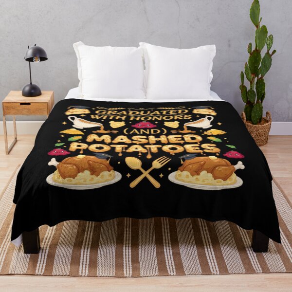 Item preview, Graduated With Honors And Mashed Potatoes Funny Thanksgiving Design designed and sold by BeautifulEye.