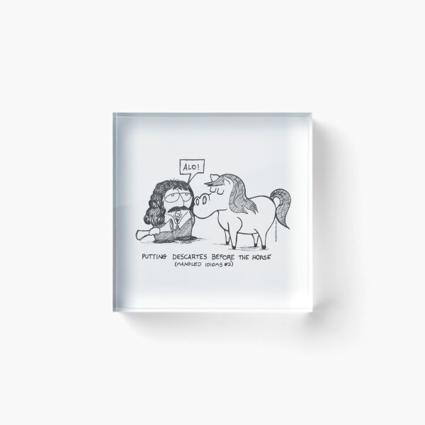 Item preview, Putting Descartes Before the Horse designed and sold by PumpkinPieComic.