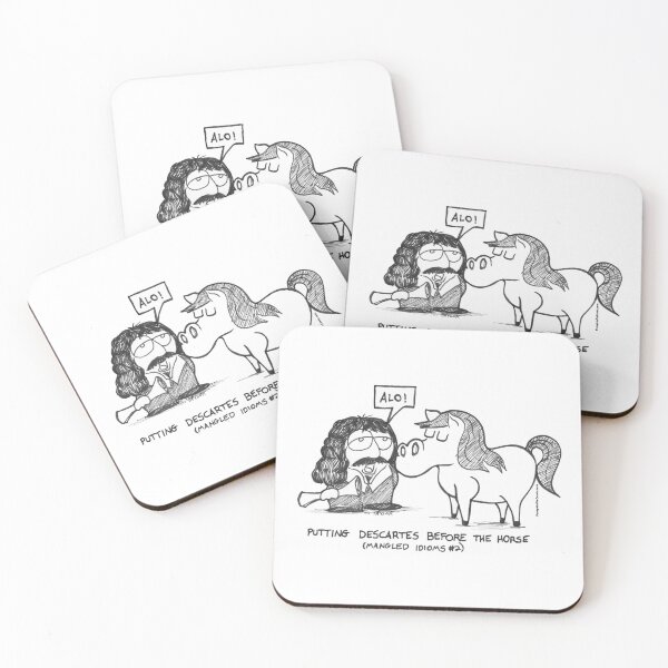Item preview, Putting Descartes Before the Horse designed and sold by PumpkinPieComic.