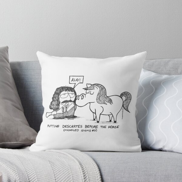 Item preview, Putting Descartes Before the Horse designed and sold by PumpkinPieComic.