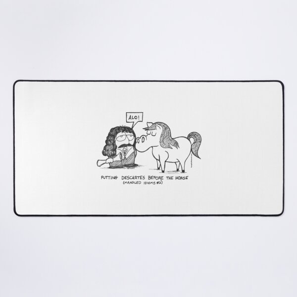 Item preview, Putting Descartes Before the Horse designed and sold by PumpkinPieComic.