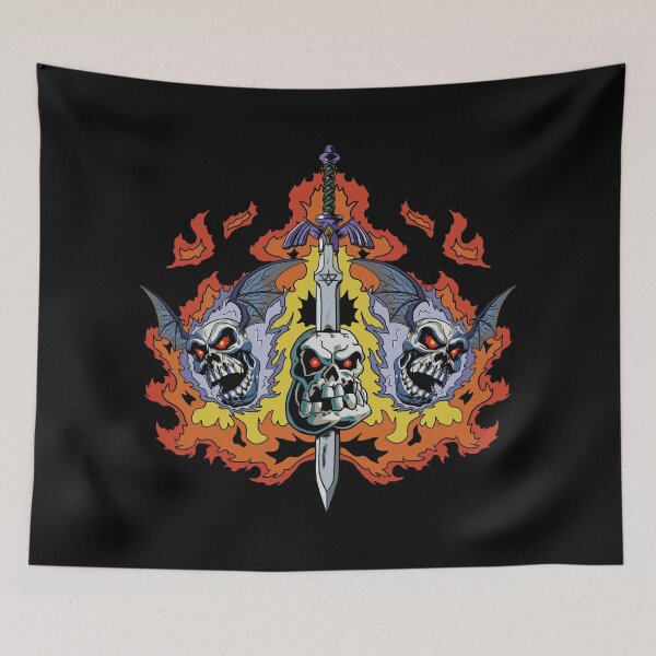 Item preview, Master Sword through Skull designed and sold by blacksnowcomics.