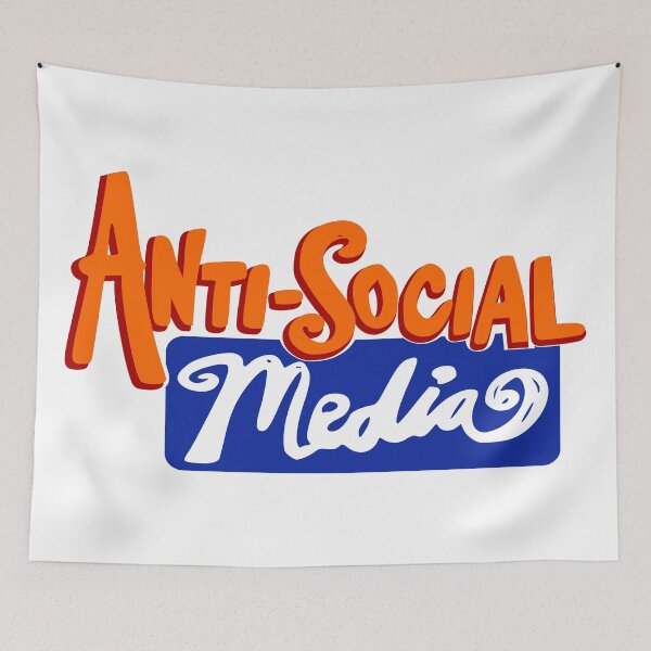 Item preview, Anti-Social Media Logo designed and sold by DNC1134.