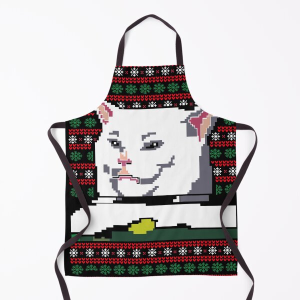 Item preview, Woman Yelling at Cat Christmas Meme Ugly Sweater | Smudge the Cat Pixel Art designed and sold by Krasnovaovaova.