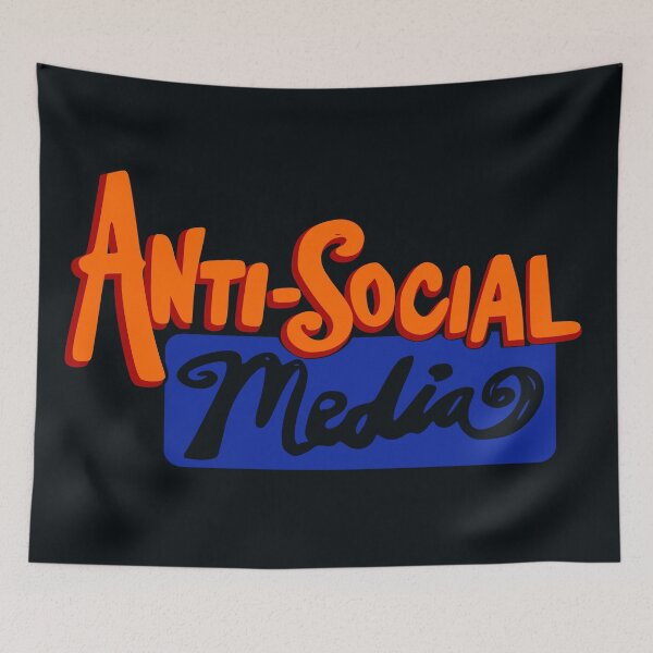 Item preview, Anti Social Media Logo designed and sold by DNC1134.