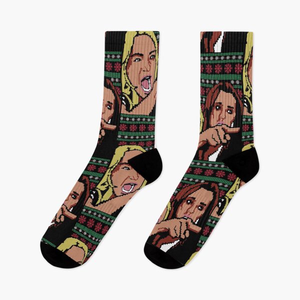 Item preview, Woman Yelling at Cat Meme Ugly Christmas Sweater | Pixel Art Women Duo designed and sold by Krasnovaovaova.