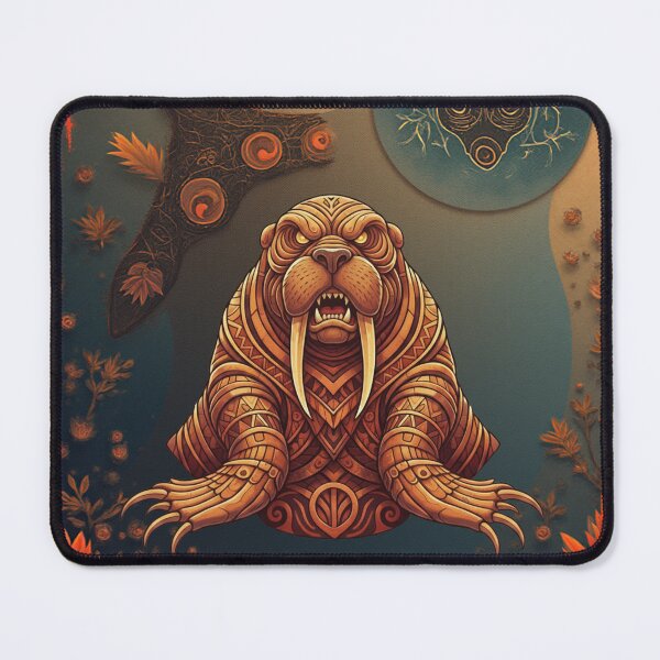 Item preview, Ornamental Walrus Spirit designed and sold by DotsNSoul.