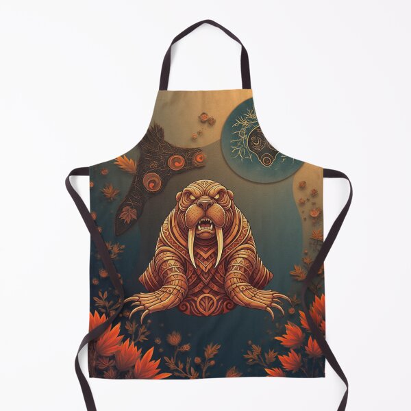 Item preview, Ornamental Walrus Spirit designed and sold by DotsNSoul.