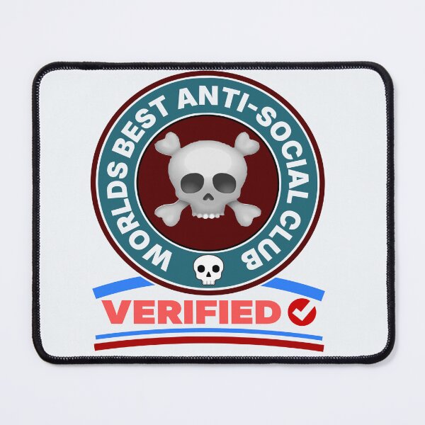 Item preview, Anti Social Skull Badge Verified designed and sold by DNC1134.