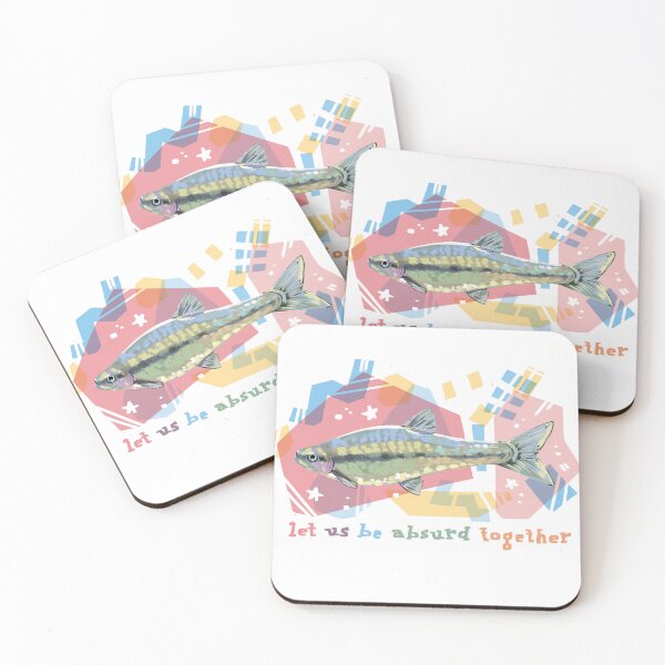 Item preview, risograph style fish designed and sold by Happyvarmints.