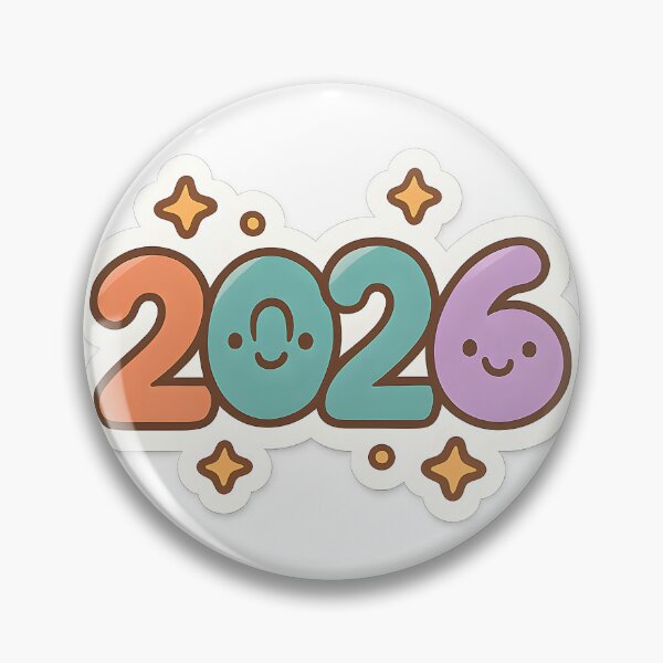Item preview, Cute Kawaii New Year 2026 Number Sticker designed and sold by SassyArtistry.