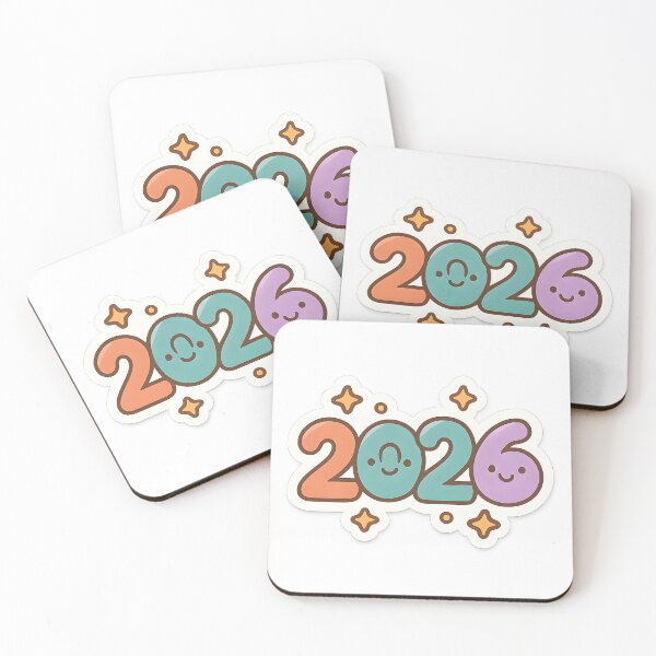 Item preview, Cute Kawaii New Year 2026 Number Sticker designed and sold by SassyArtistry.