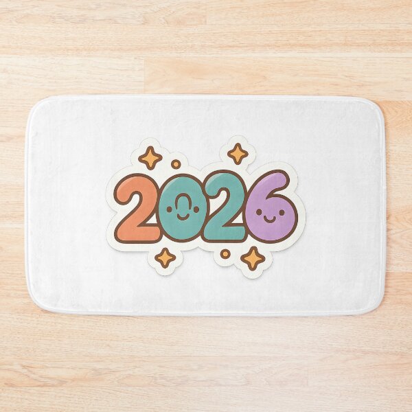 Item preview, Cute Kawaii New Year 2026 Number Sticker designed and sold by SassyArtistry.