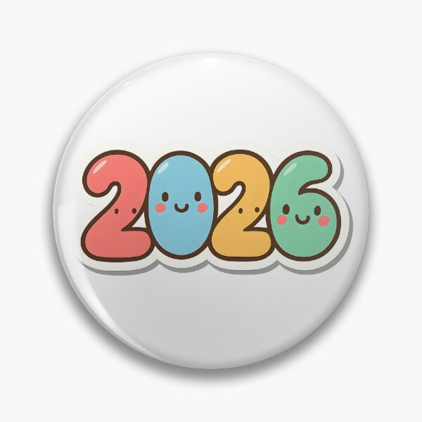 Item preview, Cute Kawaii New Year 2026 Sticker designed and sold by SassyArtistry.