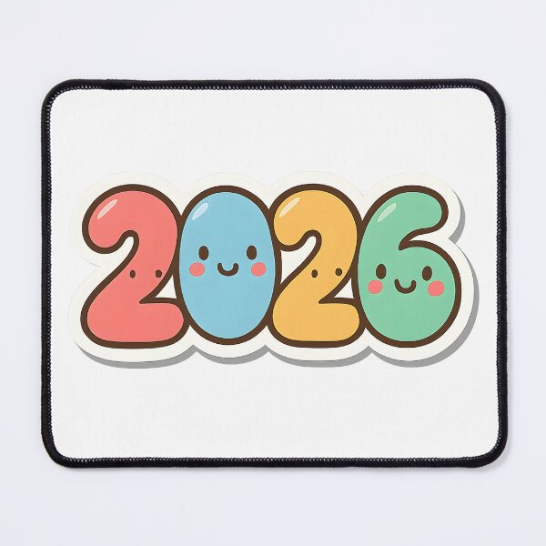 Item preview, Cute Kawaii New Year 2026 Sticker designed and sold by SassyArtistry.