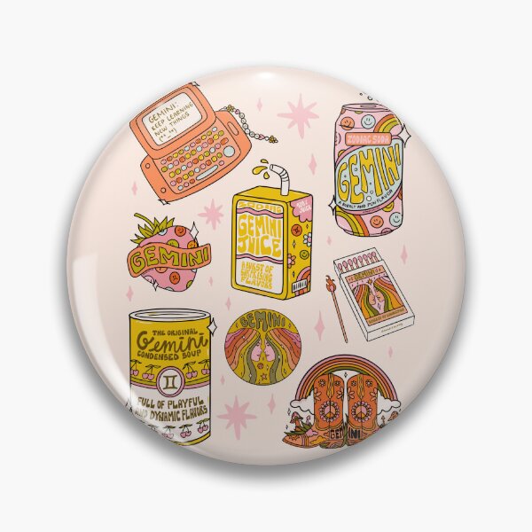 Item preview, Gemini Tattoo Flash Sheet designed and sold by doodlebymeg.