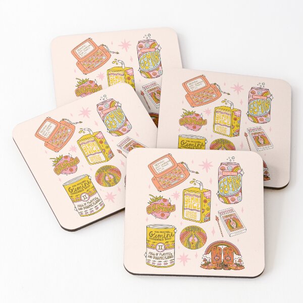 Item preview, Gemini Tattoo Flash Sheet designed and sold by doodlebymeg.